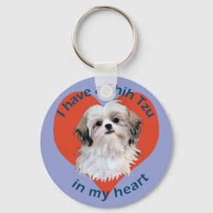 Shi Tzu in My heart Key Ring