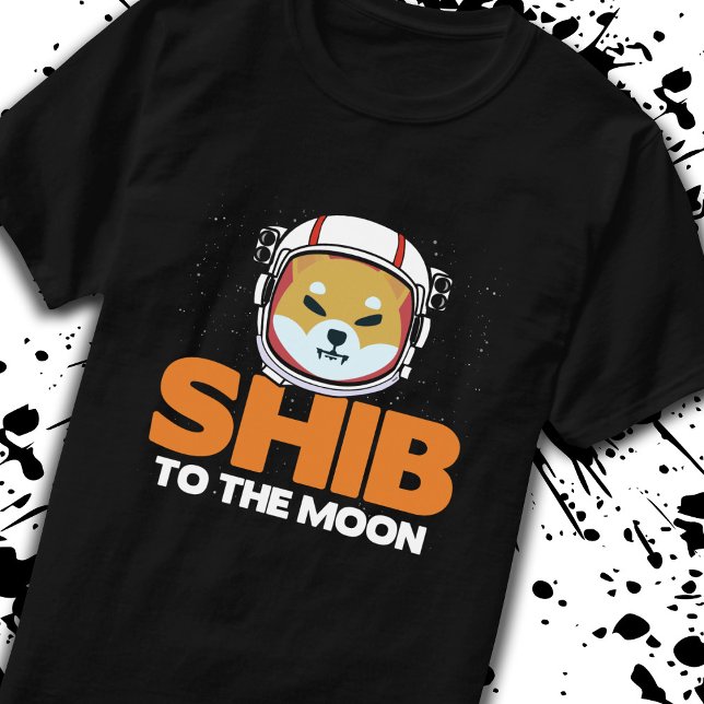 Shib Token Shiba Inu Crypto Meme Coin Moon Dog T-Shirt (Creator Uploaded)