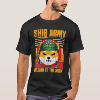 Shiba Army Shiba Inu Coin Crypto Token Cryptocurre T-Shirt
