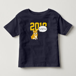 Shiba Dog Year 2018 Baby Tee