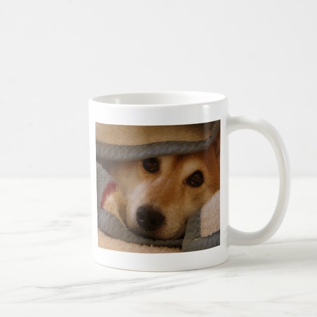 Shiba in a Blanket Mug (Right)