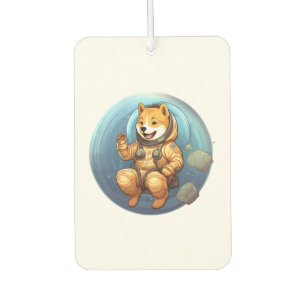 Shiba In Space Astronaut Shiba 9 Car Air Freshener