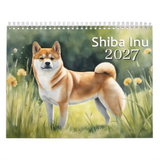 Shiba Inu 2027 Calendar