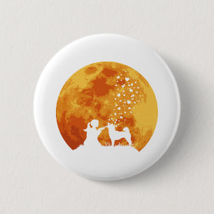 Shiba Inu 6 Cm Round Badge