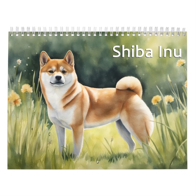 Shiba Inu any year Calendar (Cover)
