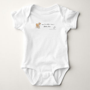 shiba inu baby bodysuit