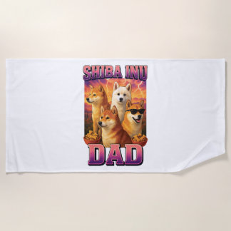 Shiba Inu    Beach Towel