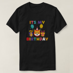 Shiba Inu Birthday T-Shirt