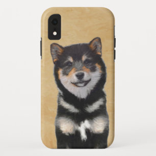 Shiba Inu (Black and Tan) Painting - Dog Art iPhone XR Case