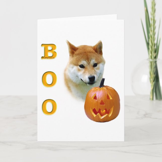 Shiba Inu Boo Card (Front)