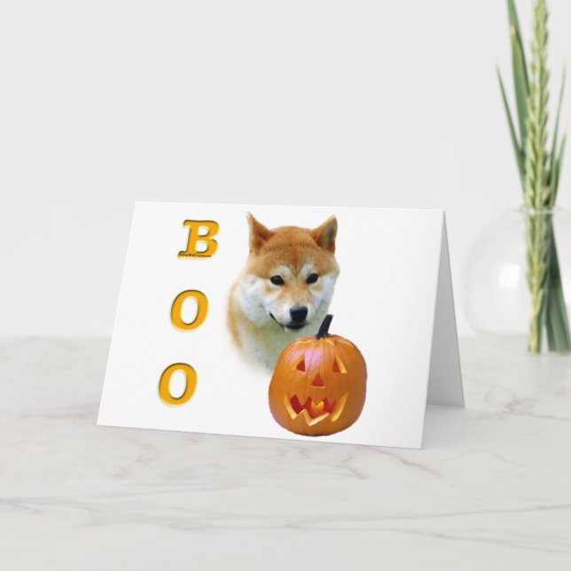 Shiba Inu Boo Card (Front)