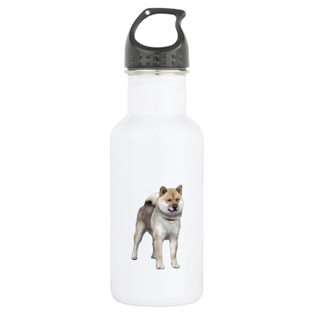 Shiba Inu (C) 532 Ml Water Bottle (Front)