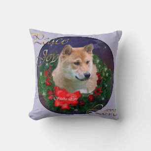 Shiba Inu Christmas Cushion
