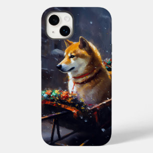 Shiba Inu Christmas Festive Season  Case-Mate iPhone 14 Plus Case