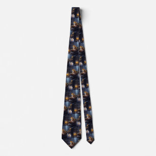 Shiba Inu Christmas Festive Season Tie