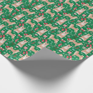 Shiba Inu Christmas Holiday dog Wrapping Paper