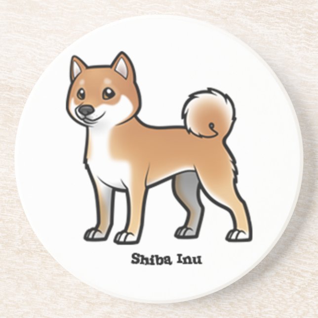 shiba inu coaster (Front)