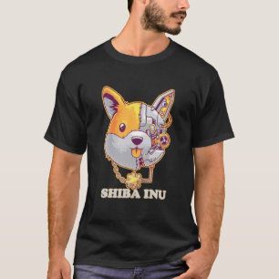 Shiba Inu Coin Crypto Token Cryptocurrency Wallet T-Shirt