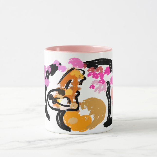Shiba Inu cool wind  Mug (Center)