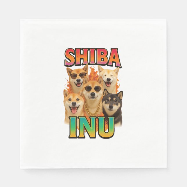 Shiba Inu Copy Napkin (Front)