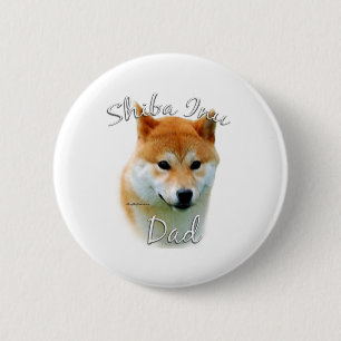 Shiba Inu Dad 2 6 Cm Round Badge