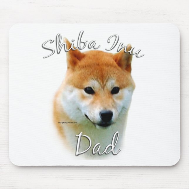 Shiba Inu Dad 2 Mouse Mat (Front)