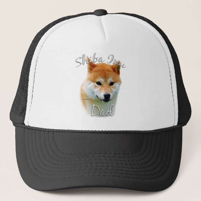 Shiba Inu Dad 2 Trucker Hat (Front)