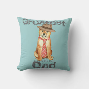 Shiba Inu Dad Cushion
