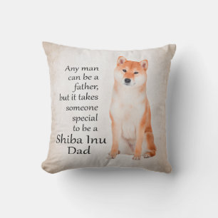 Shiba Inu Dad Pillow