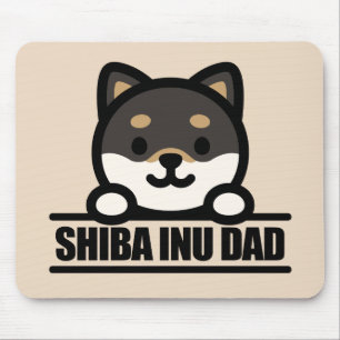 SHIBA INU DAD - Proud Shiba Inu Father Design Mouse Mat
