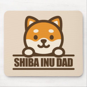 SHIBA INU DAD - Proud Shiba Inu Father Design Mouse Mat