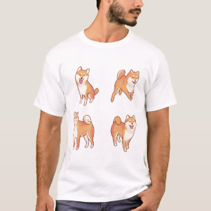 Shiba inu Delight � Cute Animal Art T-Shirt