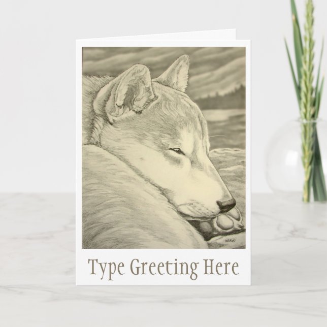 Shiba Inu Dog Art Cards Custom Shiba Inu Cards (Front)