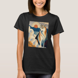 Shiba Inu Dog Art Premium T-Shirt