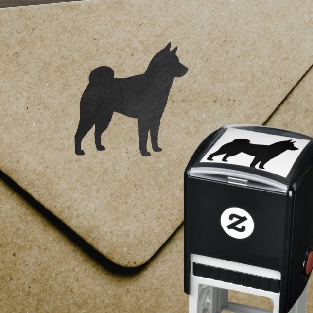 Shiba Inu Dog Breed Silhouette Self-inking Stamp (Creator Uploaded)