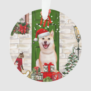 Shiba Inu Dog Christmas  Ornament