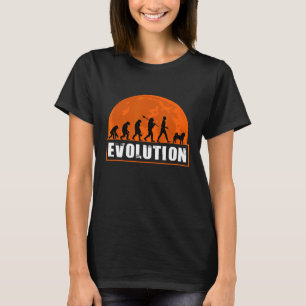 Shiba Inu Dog Dad Human Evolution T-Shirt