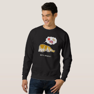 Shiba Inu Dog Dreaming of Treats Sweatshirt