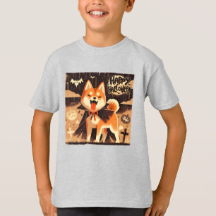 Shiba Inu dog dressed as a Vampire T-Shirt