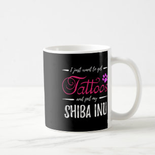 Shiba Inu Dog Lover Tattoo Funny Dog Mum Gift Idea Coffee Mug