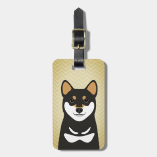 Shiba Inu Dog Luggage Tag