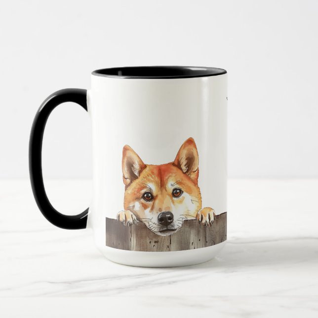 Shiba Inu Dog Mug (Left)