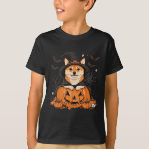 Shiba Inu Dog Pumpkin Halloween Thanksgiving Men W T-Shirt