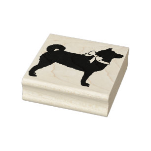 Shiba Inu Dog Puppy Rubber Stamp