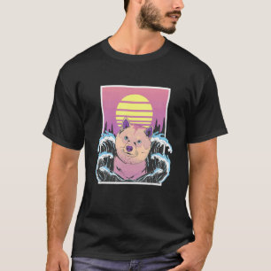 Shiba Inu Dog Soft Vaporwave Aesthetics Japanese K T-Shirt