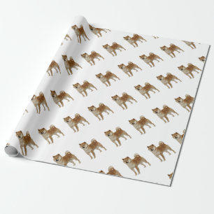 Shiba Inu Dog Wrapping Paper