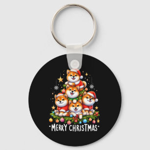 Shiba Inu Dogs Merry Christmas Xmas Gifts Christma Key Ring