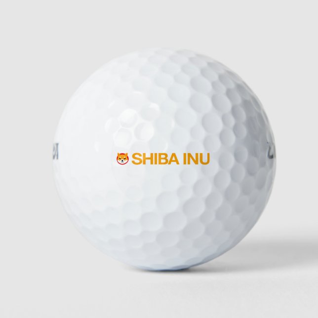 Shiba Inu Full Logo Golf Balls (Front)
