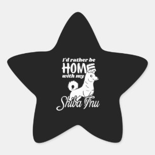 Shiba Inu Gift   Akita Dog Owner Present Star Sticker