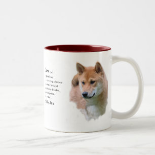 Shiba Inu Gifts Two-Tone Coffee Mug